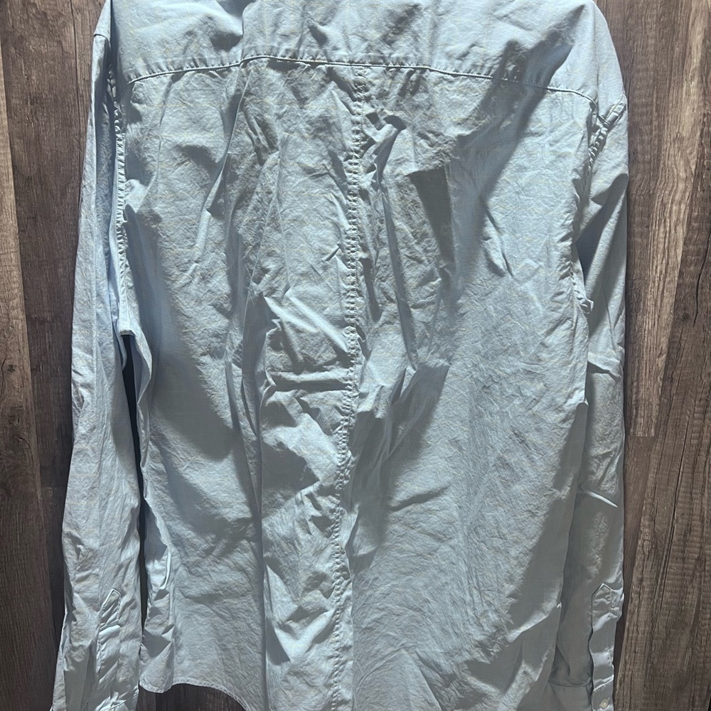 Frank & Eileen Sky Blue Casual Shirt Finbar Mens XL EUC - Picture 5 of 5